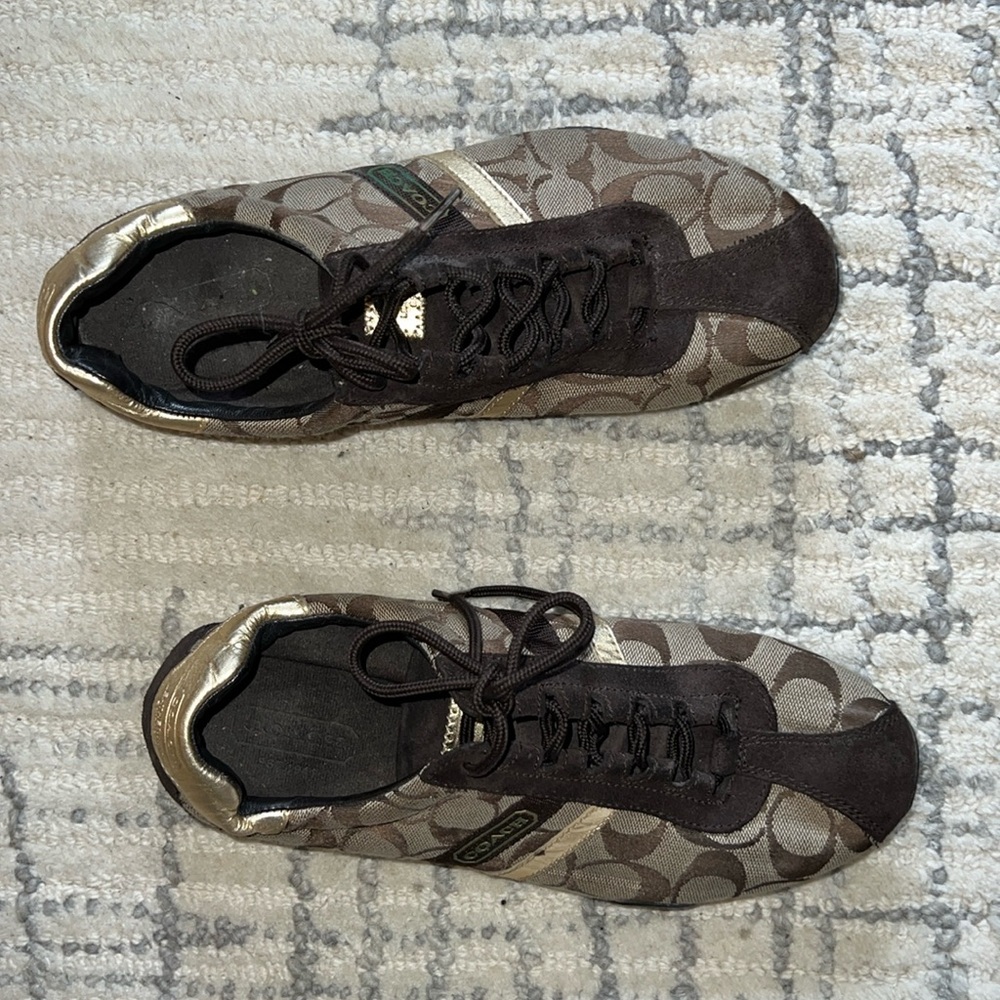 Preloved - Authentic Coach Sneakers - Size 9 - Picture 3 of 7